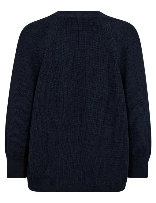 Freequent v-hals trui 205791-DOLO-PU Donker Blauw Discount
