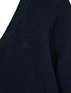 Freequent v-hals trui 205791-DOLO-PU Donker Blauw Discount