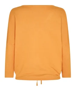 Freequent v-hals trui 23-JONE-PU-201531 Oranje Hot