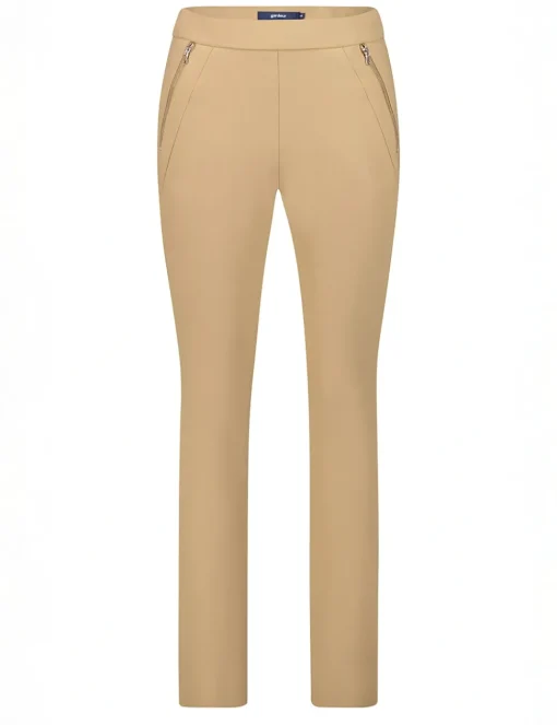 Gardeur pantalons Slim Fit zene28 600261 Licht Bruin Discount