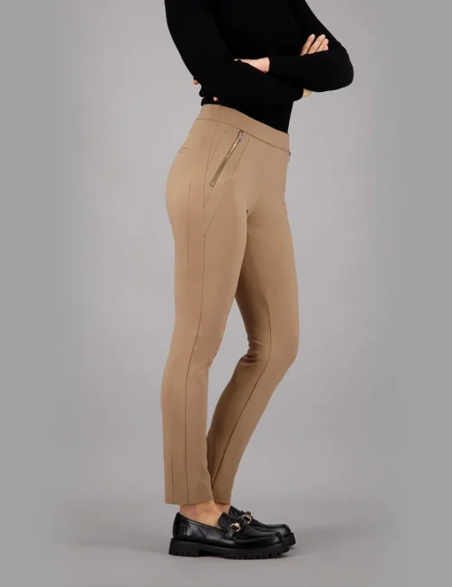 Gardeur pantalons Slim Fit zene28 600261 Licht Bruin Discount