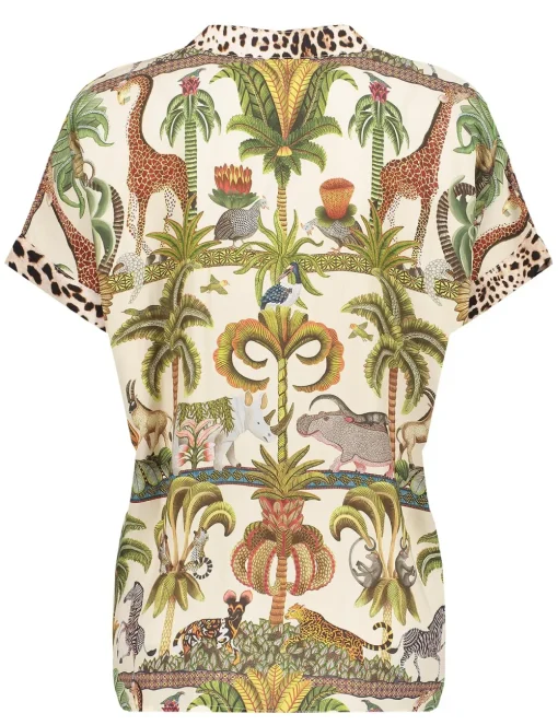 Geisha blouse 53381-70 Groen Online