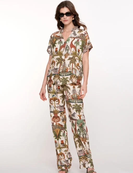 Geisha blouse 53381-70 Groen Online