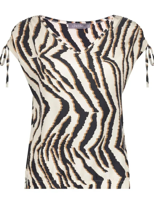 Geisha blouse 53487-20 Beige Sale