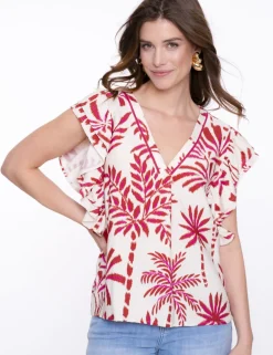 Geisha blouse 53442-20 Geel Clearance