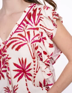Geisha blouse 53442-20 Geel Clearance