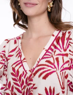 Geisha blouse 53442-20 Geel Clearance