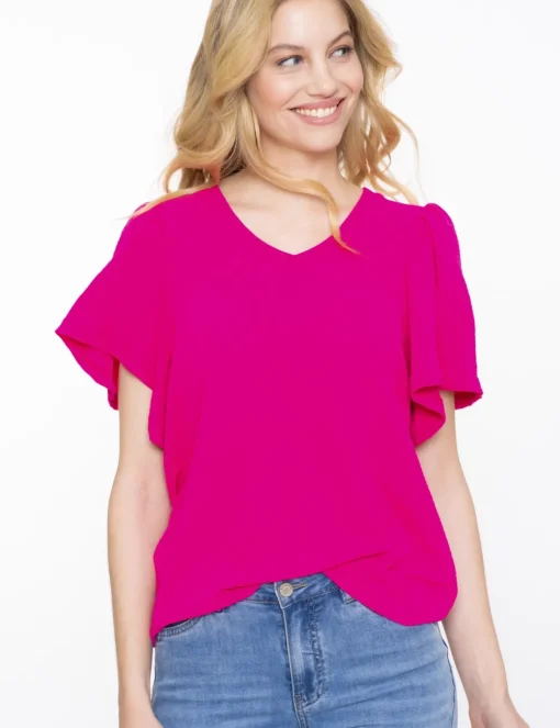 Geisha blouse 53352-21 Wijnrood Fashion