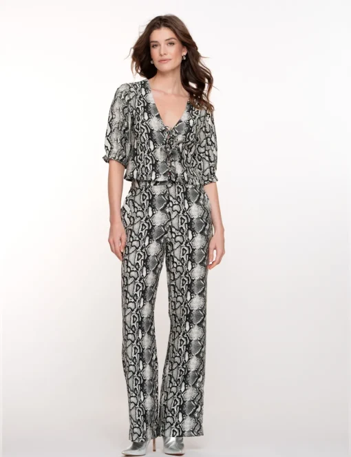 Geisha blouse 54382-20 Zwart Hot