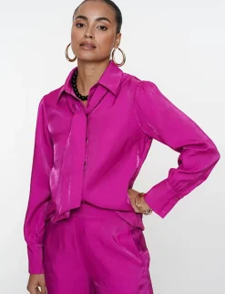 Geisha blouse 53090-23 Paars New
