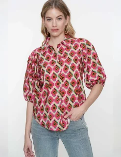 Geisha blouse 53258-20 Roze Sale