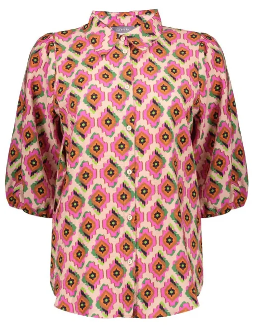 Geisha blouse 53258-20 Roze Sale
