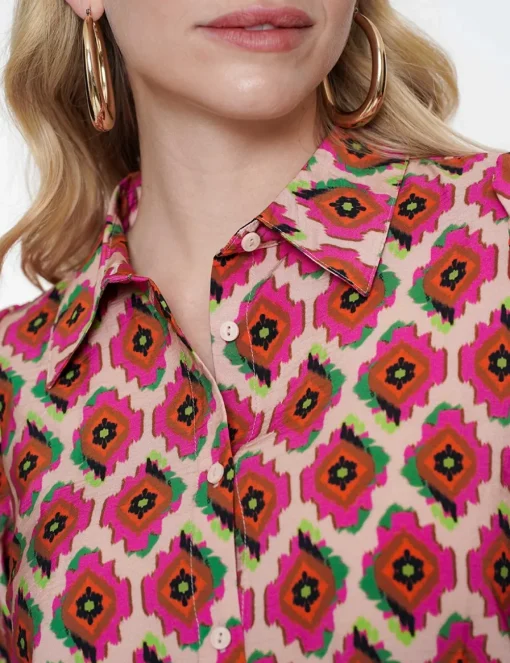 Geisha blouse 53258-20 Roze Sale
