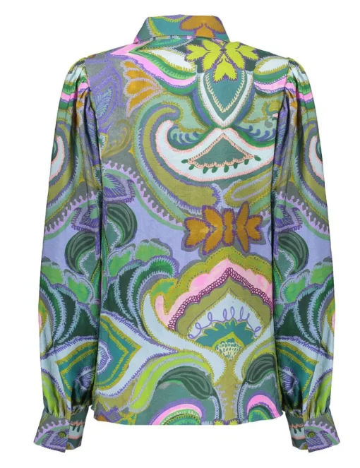 Geisha blouse 53227-20 Paars New