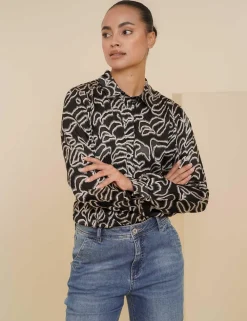 Geisha blouse 43933-20 Zwart Best