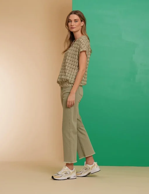 Geisha jeans 41065-10 Army Discount