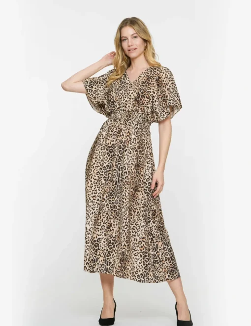 Geisha jurk 57092-20 Beige Clearance