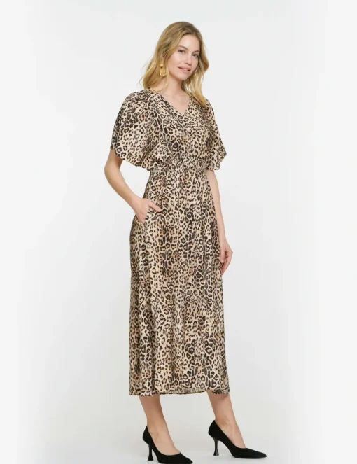 Geisha jurk 57092-20 Beige Clearance