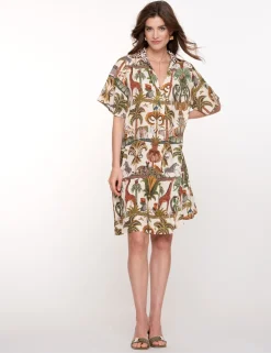 Geisha jurk 57395-70 Groen Hot