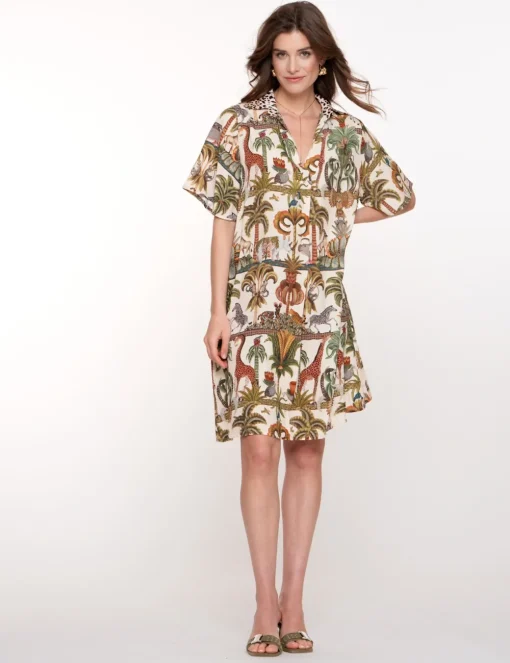 Geisha jurk 57395-70 Groen Hot