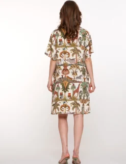 Geisha jurk 57395-70 Groen Hot