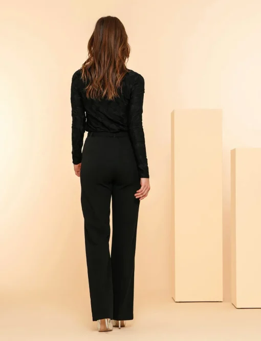 Geisha pantalons 41533-10 Zwart New