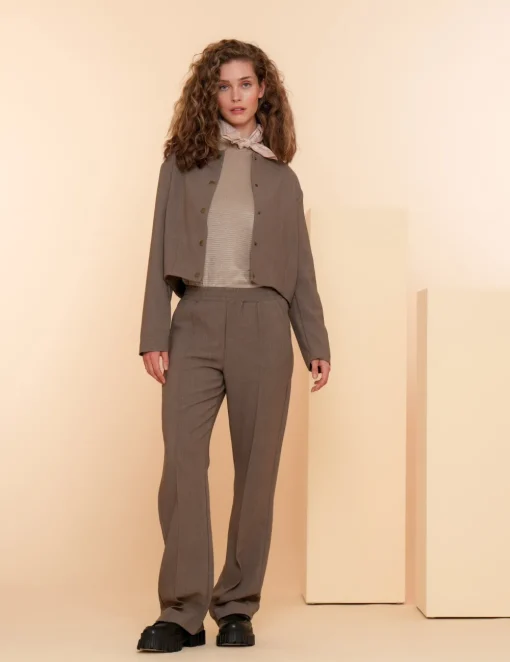 Geisha pantalons 41576-60 Taupe Best