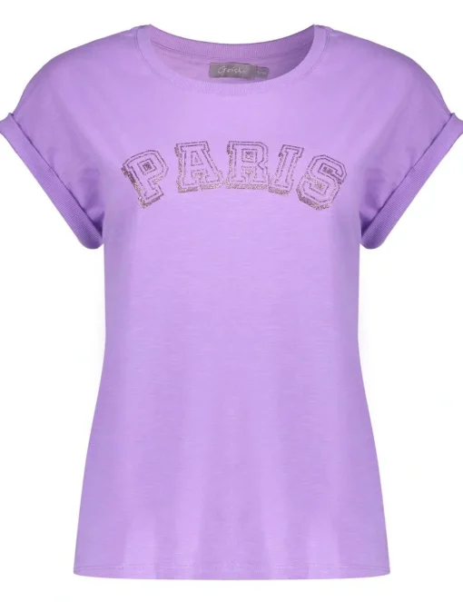 Geisha t-shirts 52116-41 Paars New