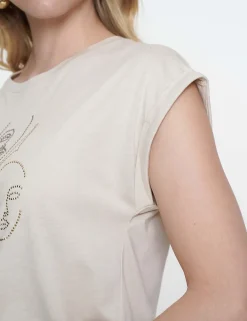 Geisha t-shirts 52115-41 Beige Outlet