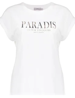 Geisha t-shirts 52117-41 Offwhite Fashion