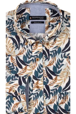 Giordano casual overhemd 517049 Marine New