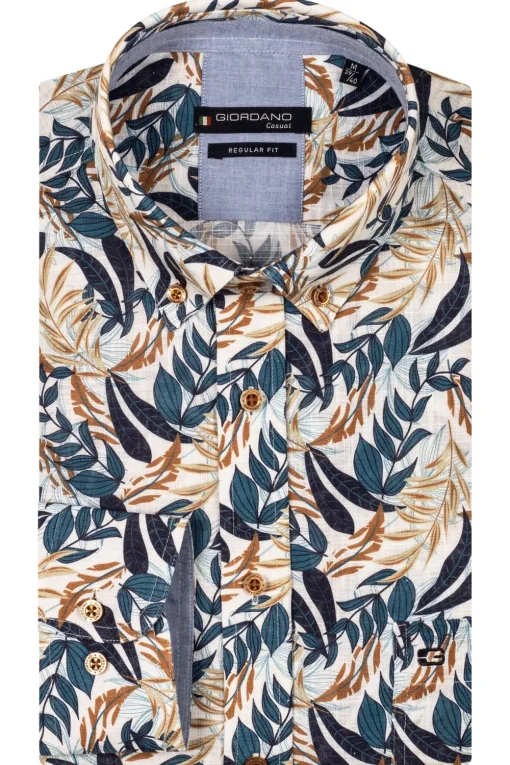 Giordano casual overhemd 517049 Marine New