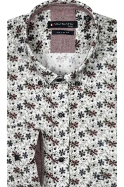 Giordano casual overhemd Regular Fit 427040 Wit Sale