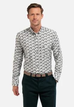 Giordano casual overhemd Regular Fit 427040 Wit Sale