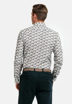 Giordano casual overhemd Regular Fit 427040 Wit Sale
