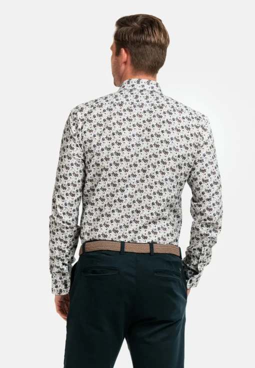 Giordano casual overhemd Regular Fit 427040 Wit Sale