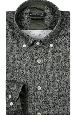 Giordano casual overhemd Regular Fit 427041 Groen Best