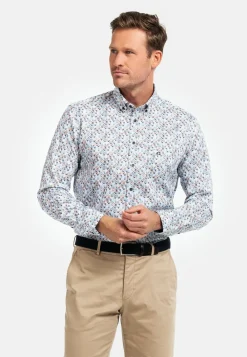 Giordano casual overhemd Regular Fit 427030 Marine Fashion