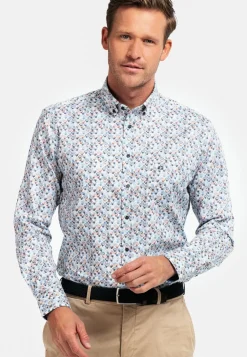 Giordano casual overhemd Regular Fit 427030 Marine Fashion
