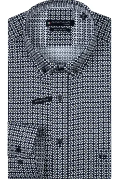 Giordano casual overhemd Regular Fit 427031 Marine New