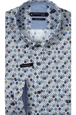 Giordano casual overhemd Regular Fit 427029 Marine Sale