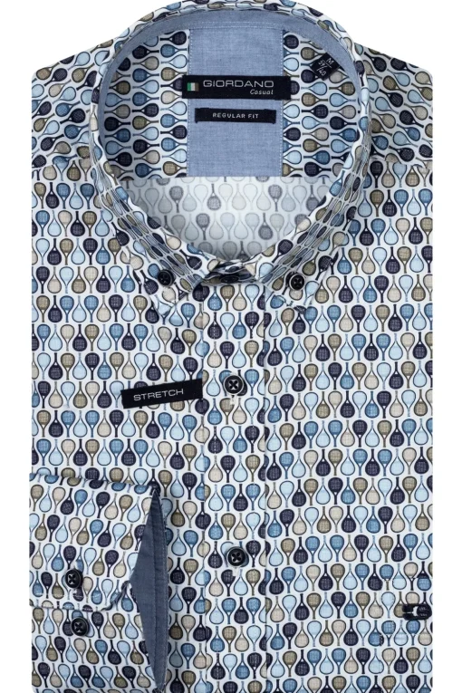 Giordano casual overhemd Regular Fit 427029 Marine Sale