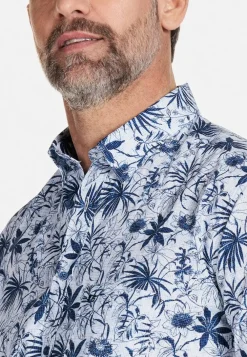 Giordano casual overhemd Regular Fit 316030 Licht Blauw Discount