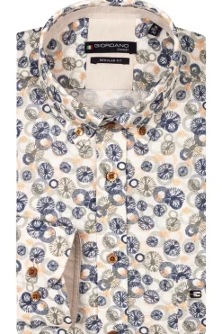 Giordano casual overhemd 517039 Licht Groen Discount