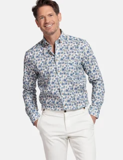 Giordano casual overhemd 517039 Licht Groen Discount