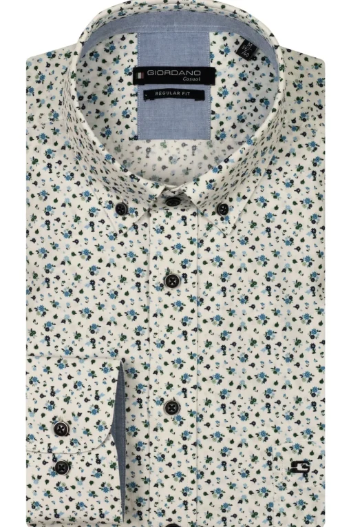 Giordano overhemd 516030 Licht Groen Outlet