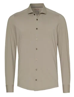 Hatico business overhemd E11301-21750 Beige Clearance