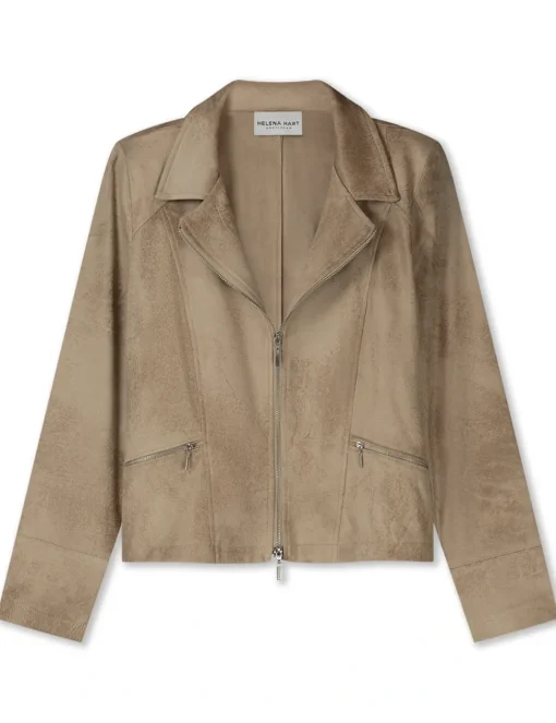 Helena Hart biker 7288-ZIPPER-BIKER Beige Online