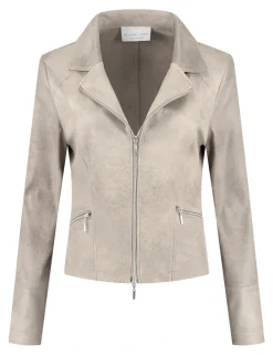 Helena Hart biker 7288-ZIPPER-BIKER Offwhite Clearance