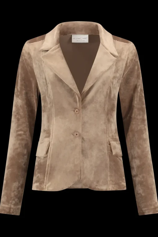 Helena Hart blazer 7446-BL-VEL-KORTO Camel Sale